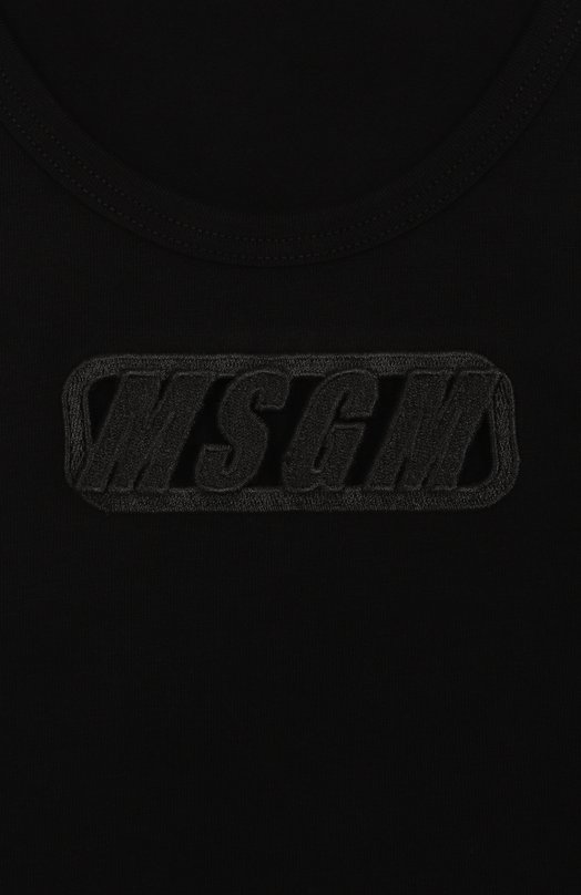 Хлопковый топ MSGM kids, Чёрный
Хлопковый топ MSGM kids, Чёрный
