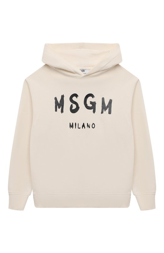 Хлопковое худи MSGM kids, Кремовый
Хлопковое худи MSGM kids, Кремовый