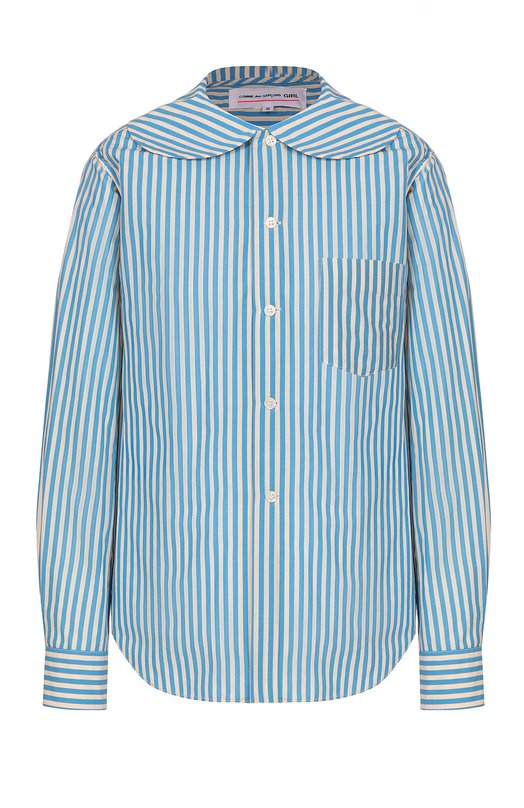 Хлопковая рубашка Comme Des Garsons Girl, Голубой
Хлопковая рубашка Comme Des Garsons Girl, Голубой