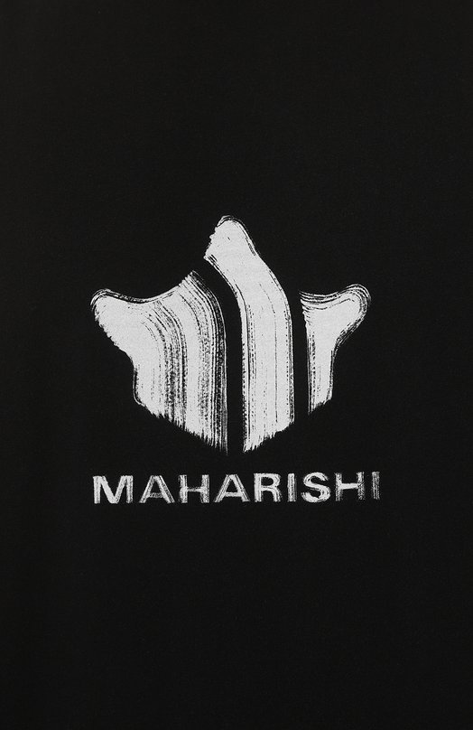 Хлопковая футболка Maharishi, Чёрный
Хлопковая футболка Maharishi, Чёрный