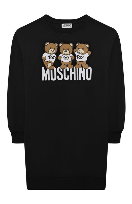 Хлопковое платье Moschino, Чёрный
Хлопковое платье Moschino, Чёрный