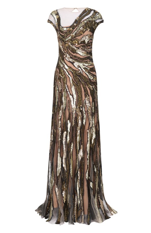 Шелковое платье с отделкой пайетками Jenny Packham, Разноцветный
Шелковое платье с отделкой пайетками Jenny Packham, Разноцветный