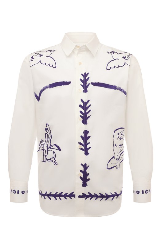 Хлопковая рубашка Carne Bollente, Белый
Хлопковая рубашка Carne Bollente, Белый