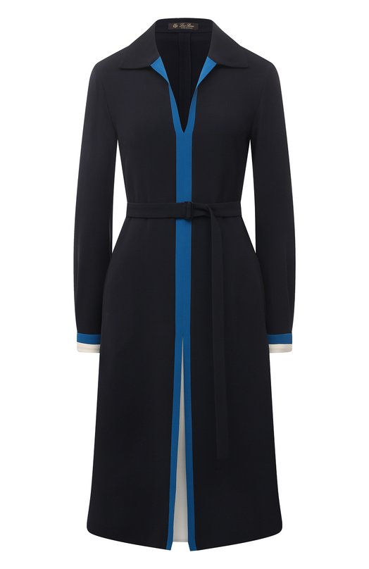 Шелковое платье Loro Piana, Синий 
Шелковое платье Loro Piana, Синий