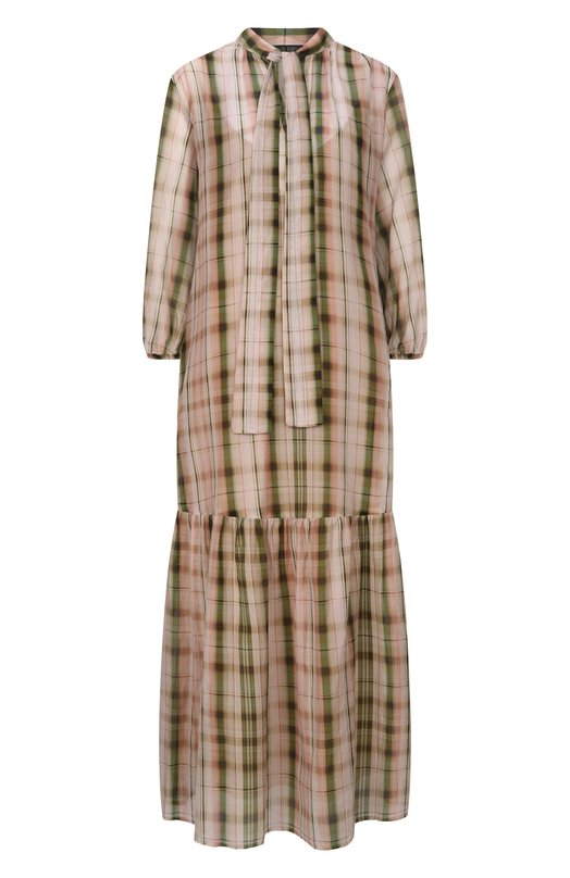 Платье из хлопка и шелка Weekend Max Mara, Бежевый
Платье из хлопка и шелка Weekend Max Mara, Бежевый