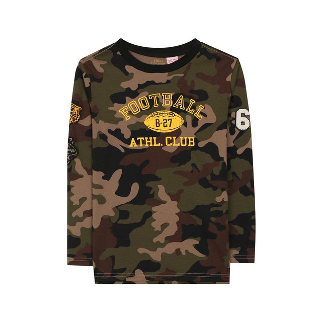 Хлопковый лонгслив Polo Ralph Lauren