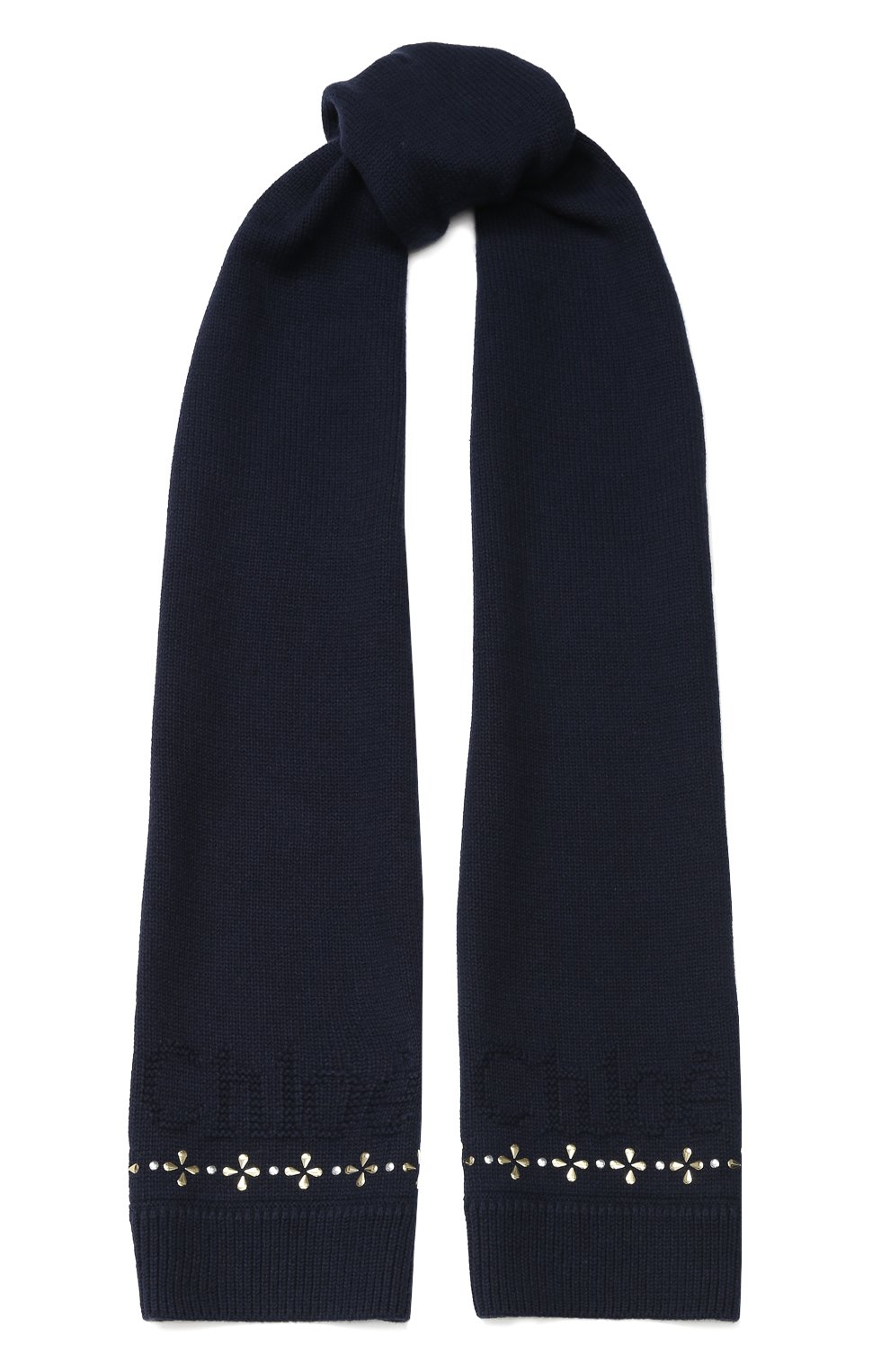 Шарф из хлопка и шерсти