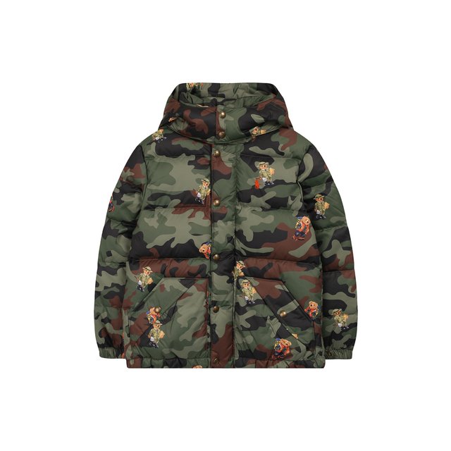 Пуховая куртка с капюшоном Polo Ralph Lauren