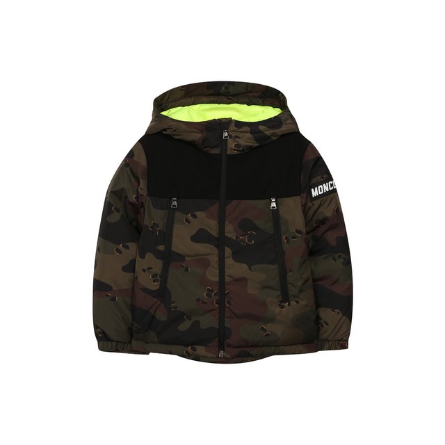 Пуховая куртка с капюшоном Moncler Enfant