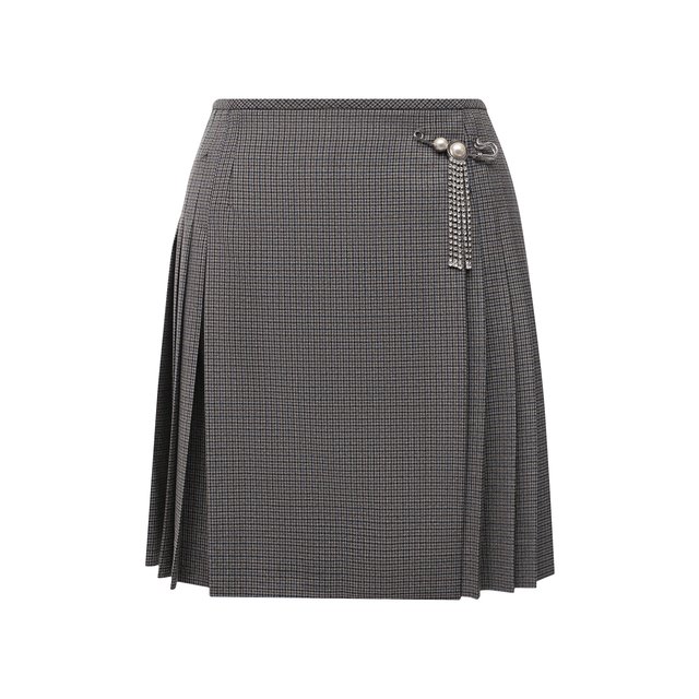 Шерстяная юбка Miu Miu
