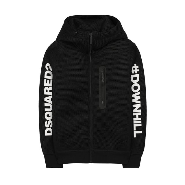 Кардиган на молнии с капюшоном и фактурной отделкой Dsquared2