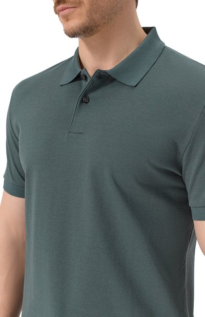 Хлопковое поло BOSS, арт. 50555172, фото 5