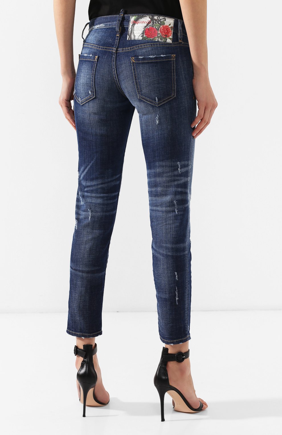 Джинсы с потертостями DSQUARED2, арт. S72LB0194/S30342, фото 4