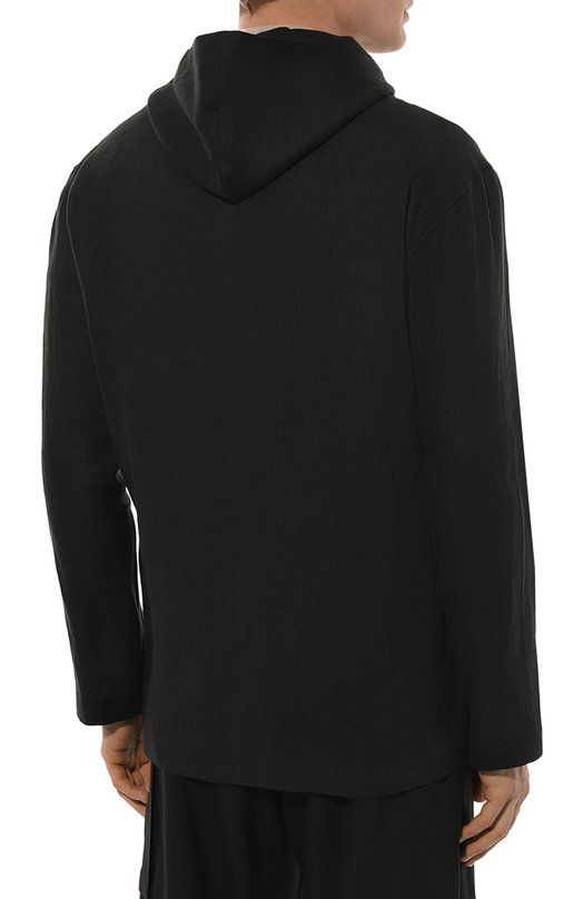 Льняная рубашка Kiton UMCLUCAH08838 Чёрный  UMCLUCAH08838 Фото 4