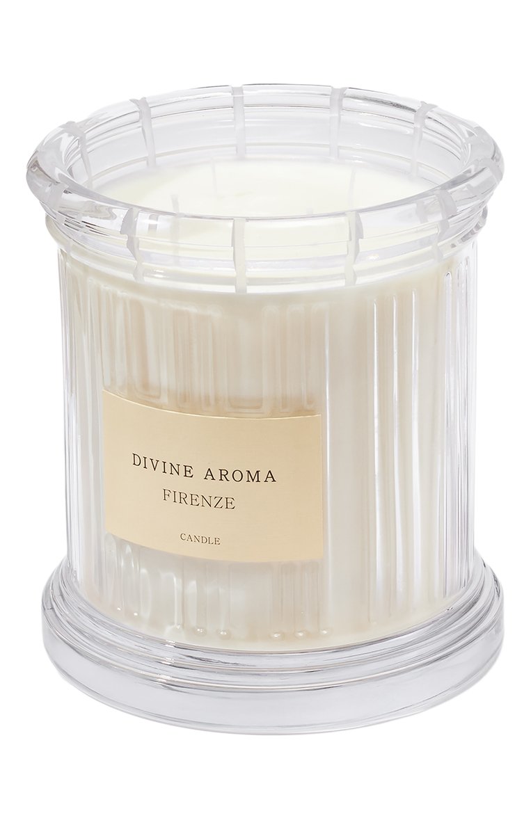 Свеча firenze (1300ml) DIVINE AROMA бесцветного цвета, арт. 7930108506278 | Фото 3 (Нос: Не проставлено; Региональные ограничения белый список (Axapta Mercury): Не проставлено; Ограничения доставки: flammable, fragile-2)