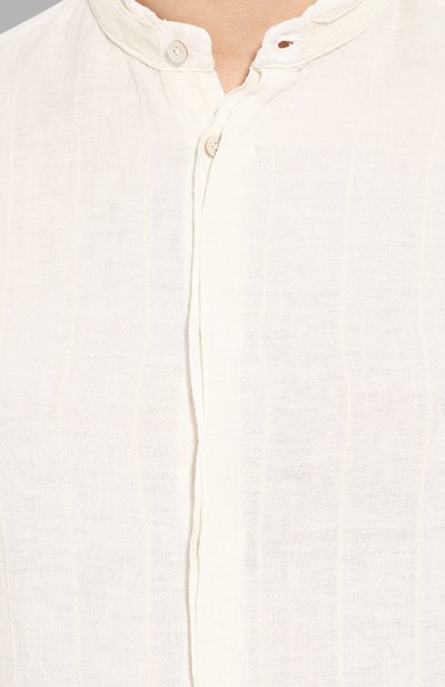 Рубашка изо льна и хлопка TRANSIT, арт. CFUTRKT292, фото 5