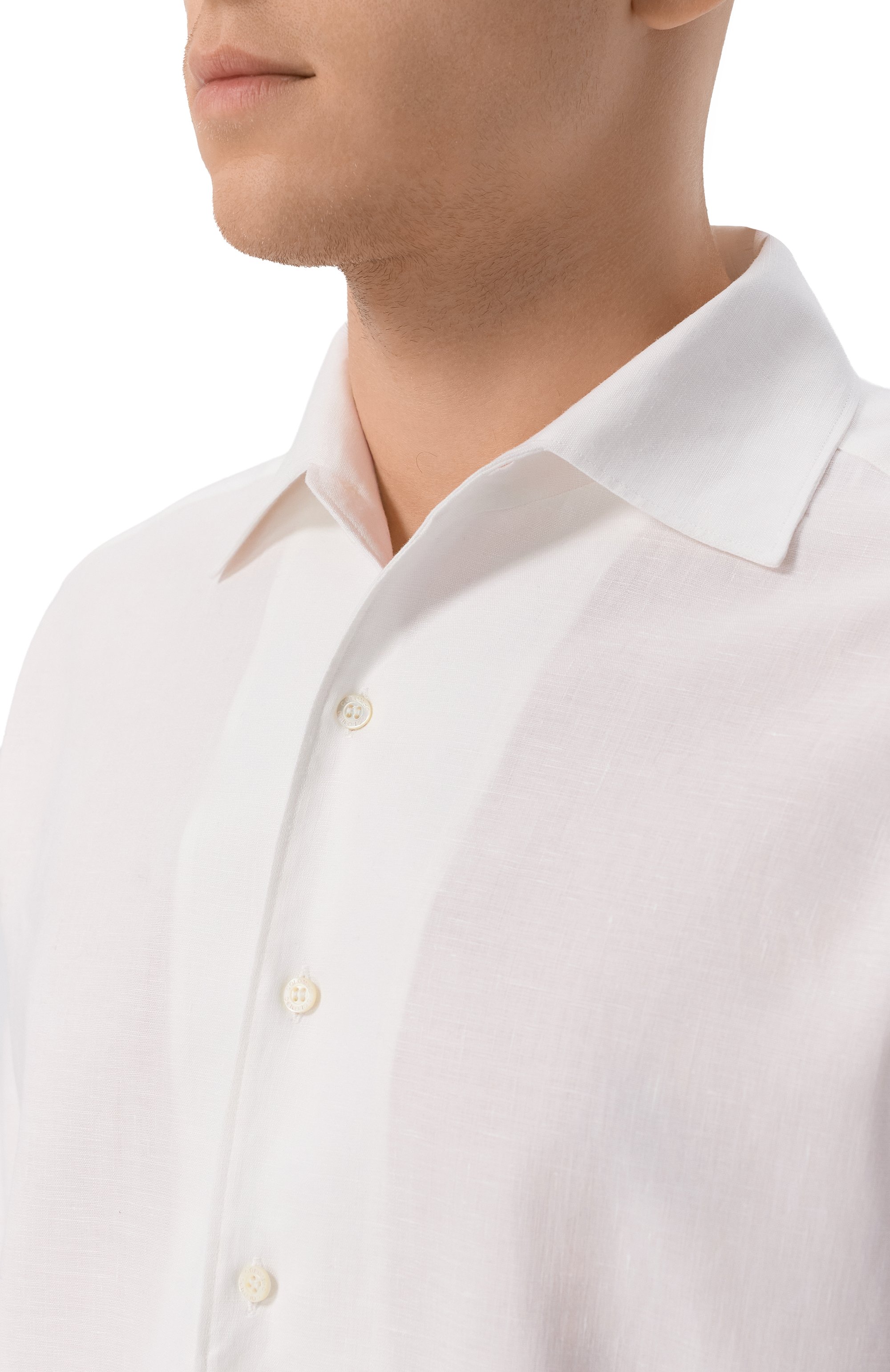 Льняная рубашка COLOMBO, арт. CM00375/T0655-U, фото 5