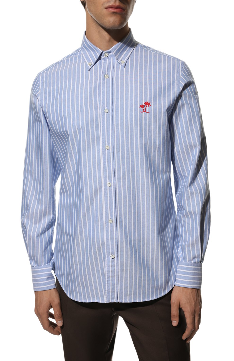 Хлопковая рубашка MC2 SAINT BARTH, арт. STBM 0XF0RD/0XF0001/00724B, фото 3