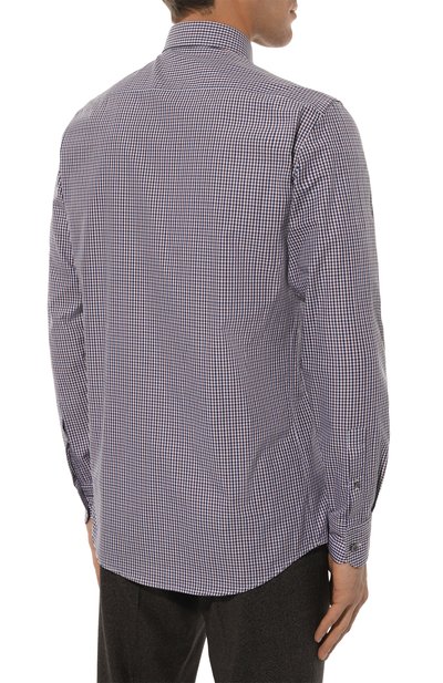 Хлопковая рубашка ZEGNA, арт. UDX02A7/SRF5, фото 4