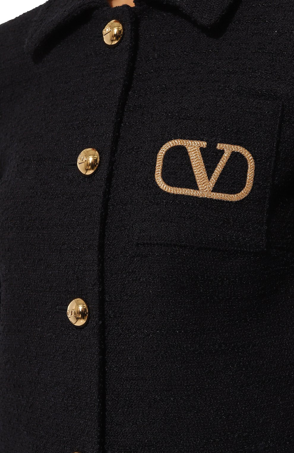 Жакет из хлопка и вискозы VALENTINO, арт. 5B3CE3907A6, фото 5