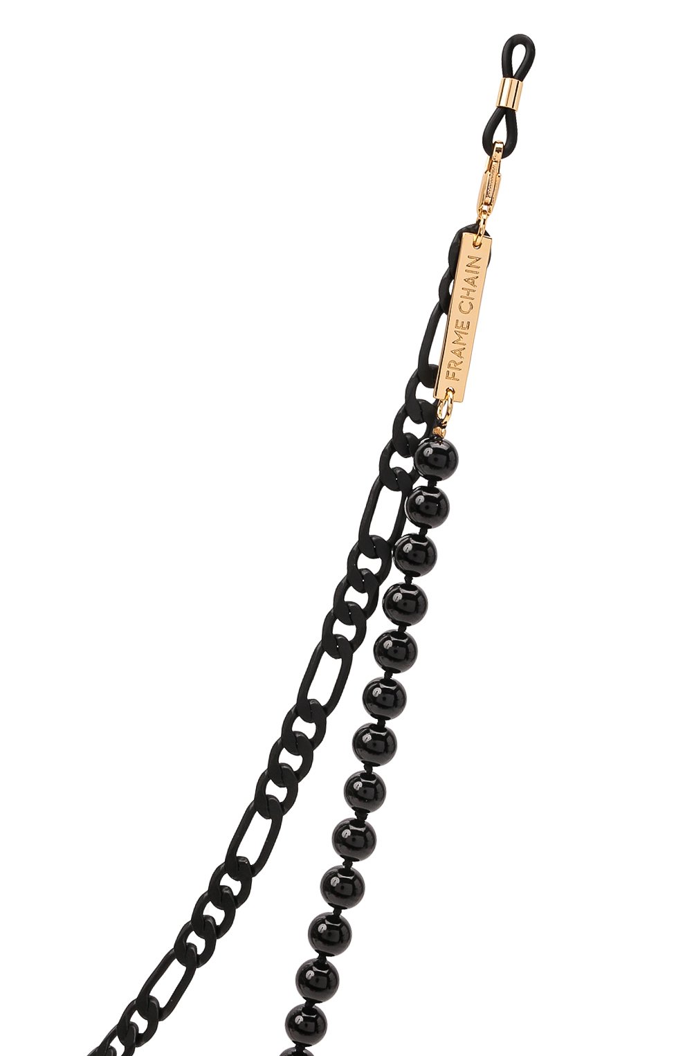 Цепочка для очков FRAME CHAIN черного цвета по цене 27300 руб., арт. TFC, фото 3 Цепочка для очков FRAME CHAIN, арт. TFC, фото 3