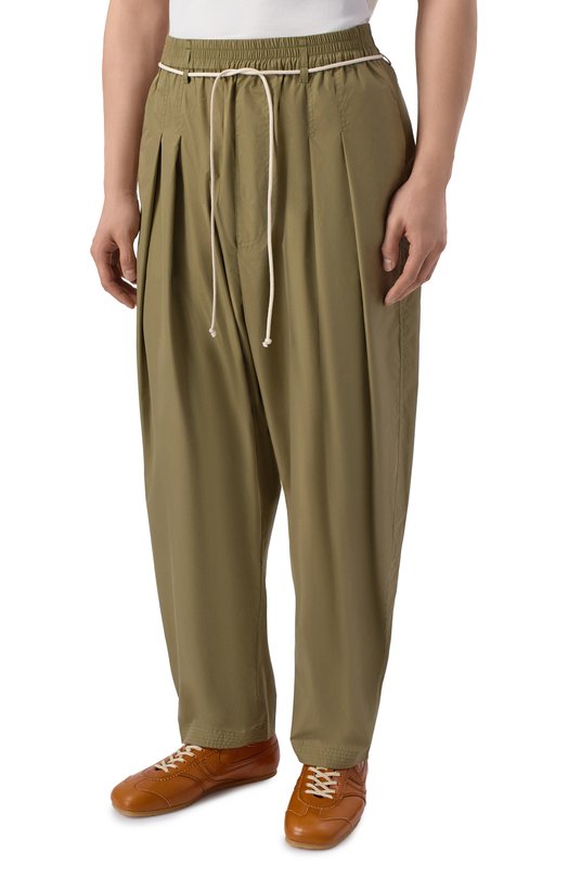 Хлопковые брюки MORDECAI 26E96MRU360 Хаки  26E96MRU360 Фото 3