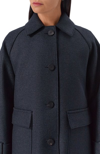 Шерстяное полупальто HARRIS WHARF LONDON, арт. AH2494MLK-P, фото 5