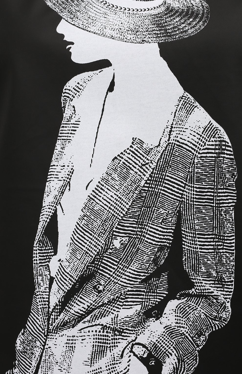 Хлопковая футболка EMPORIO ARMANI черного цвета по цене 12200 руб., арт. 3L2T7E/2J53Z, фото 5 Хлопковая футболка EMPORIO ARMANI, арт. 3L2T7E/2J53Z, фото 5