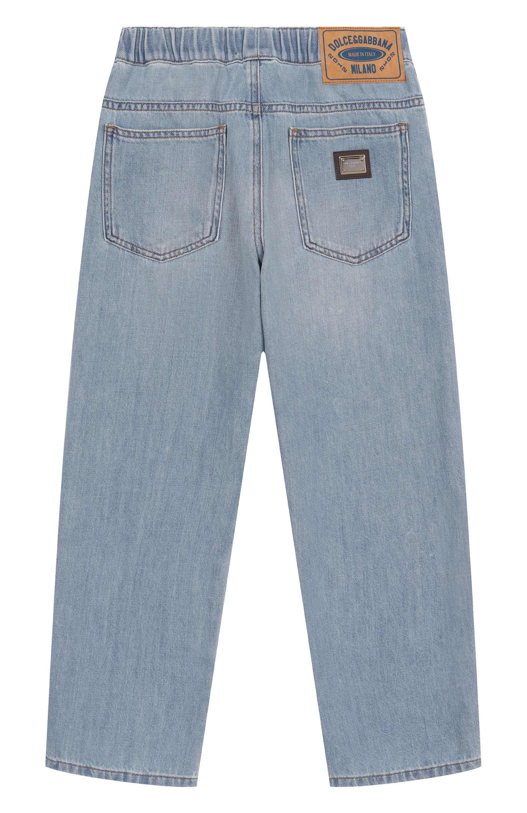 Джинсы DOLCE & GABBANA голубого цвета по цене 45900 руб., арт. L42F79/LDC93/8-14, фото 2 Джинсы DOLCE & GABBANA, арт. L42F79/LDC93/8-14, фото 2