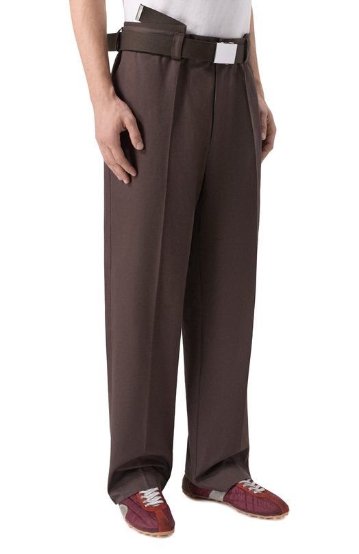 Хлопковые брюки Magliano MGSS26PA02012 Коричневый  MGSS26PA02012 Фото 3