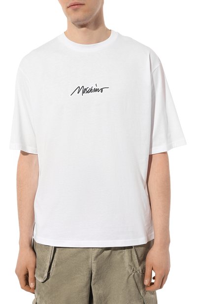 Хлопковая футболка MOSCHINO, арт. A0735/0241, фото 3