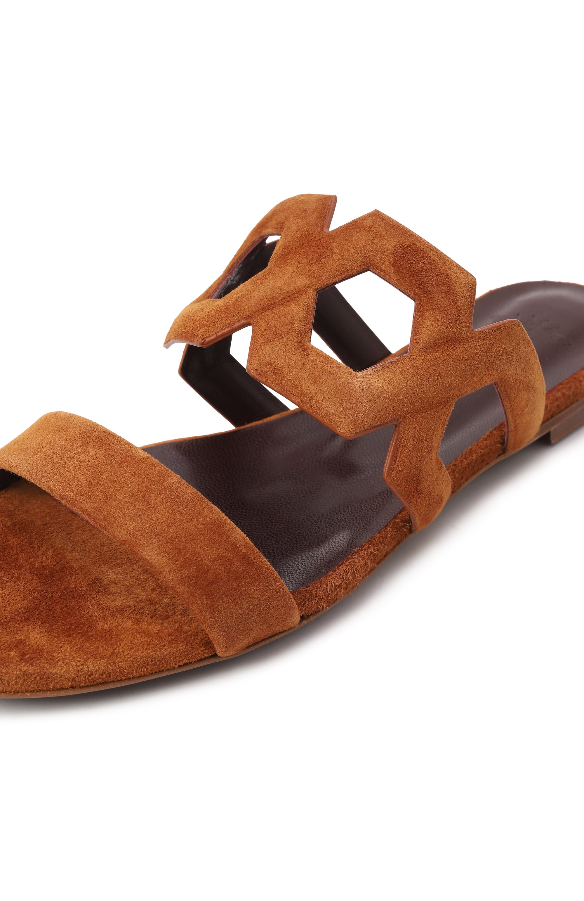 Замшевые шлепанцы BOUGEOTTE, арт. FSS-SUB0CH-C0GN, фото 7