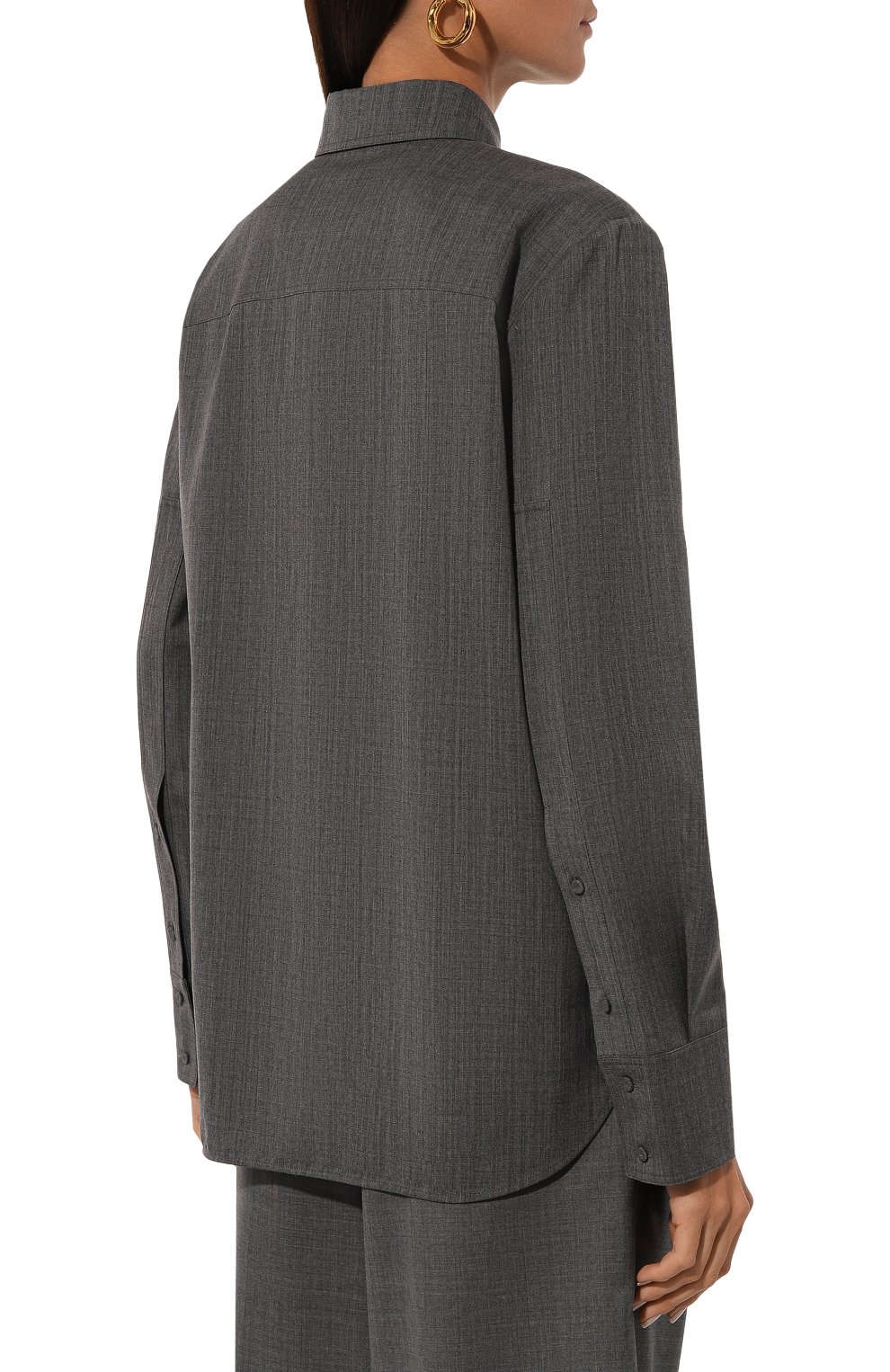 Шерстяная блузка JIL SANDER, арт. J02DL0154/J40171, фото 4