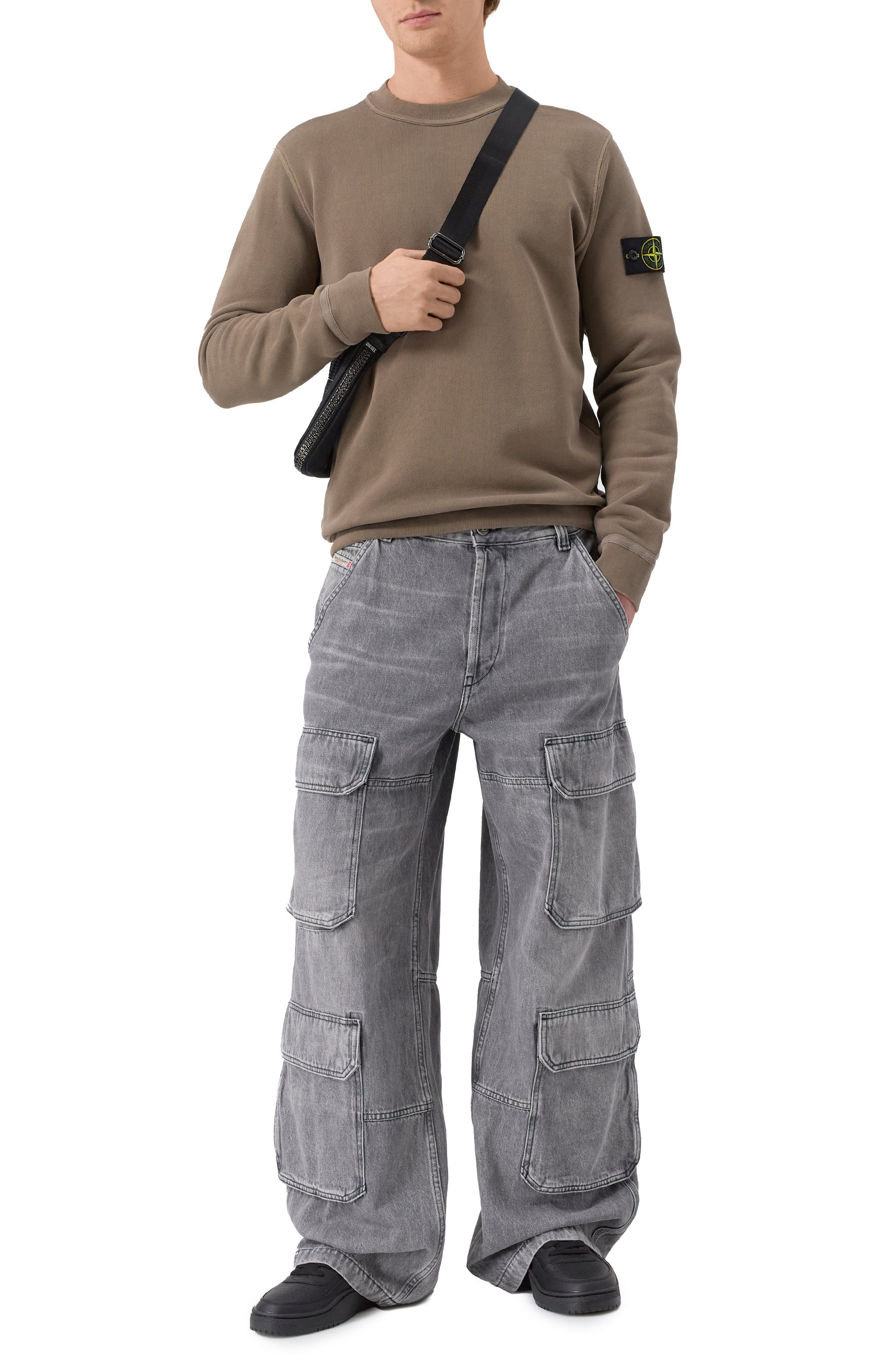 Кожаные кеды s-tracker-d DIESEL, арт. Y03608/P5576, фото 2