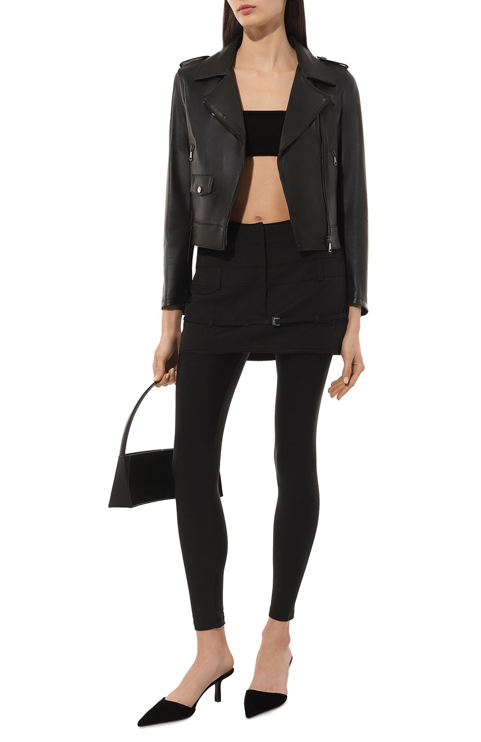 Кожная куртка SIMONETTA RAVIZZA, арт. S04JA235L16/TS, фото 2