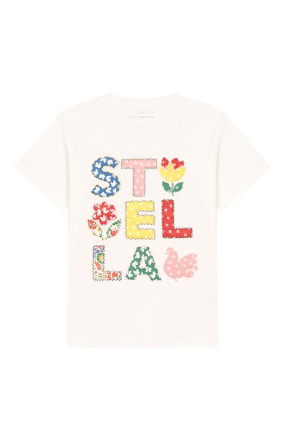 Хлопковая футболка STELLA MCCARTNEY, арт. TZ8A51