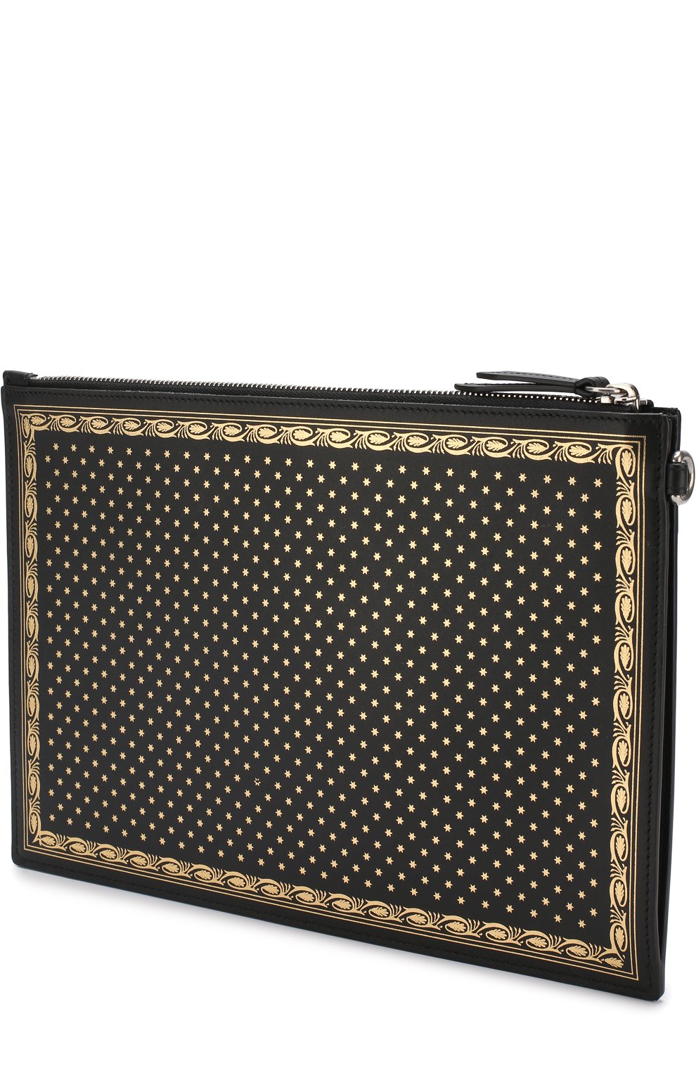 Кожаный клатч guccy на молнии GUCCI, арт. 510489/0GUSN, фото 3