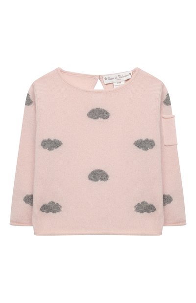 Кашеми ровый пуловер OSCAR ET VALENTINE, арт. PUL01CLOUDS, фото 1