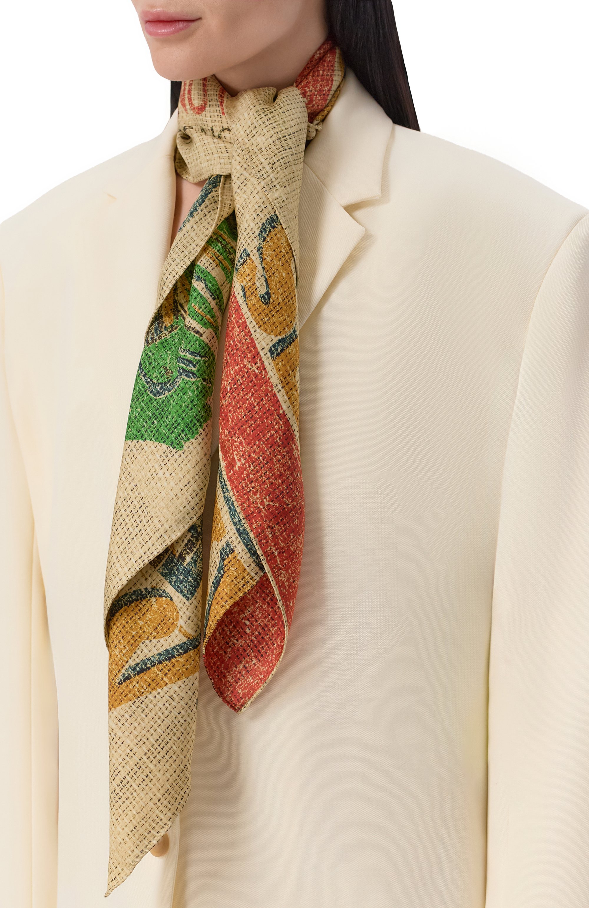 Шелковый платок MOSCHINO, арт. A3302/0496, фото 2