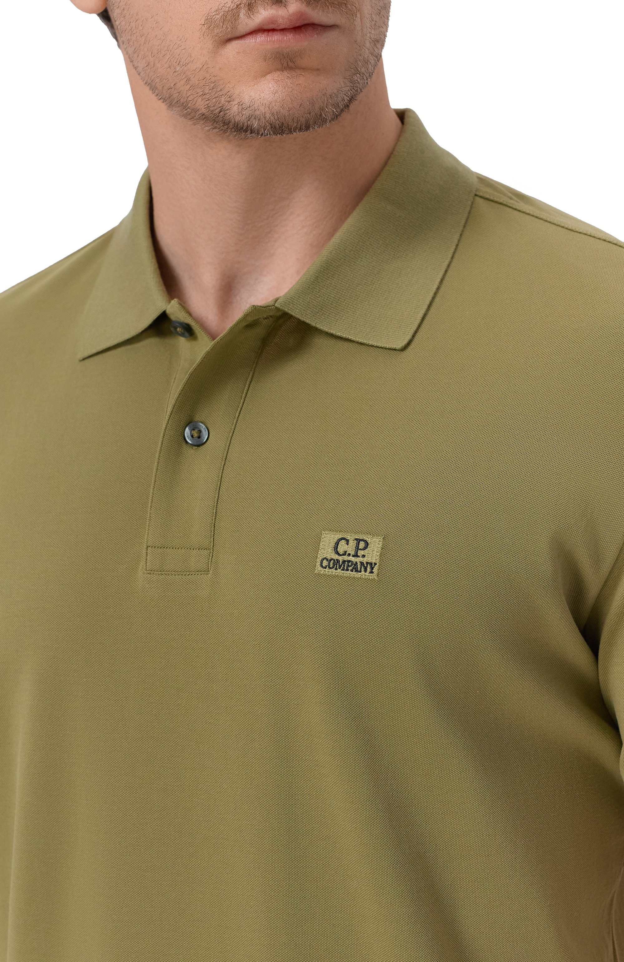Хлопковое поло C.P. COMPANY, арт. 20CMPL721A/005263W, фото 5