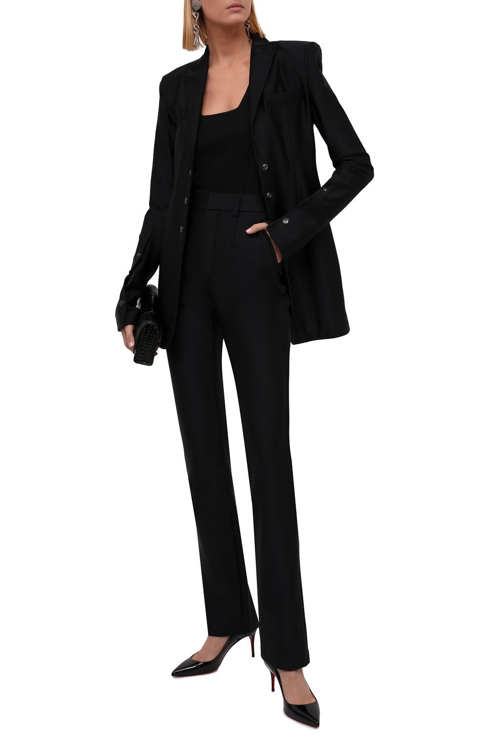 Брюки ALEXANDER WANG черного цвета по цене 77350 руб., арт. 1CC3214382, фото 2 Брюки ALEXANDER WANG, арт. 1CC3214382, фото 2