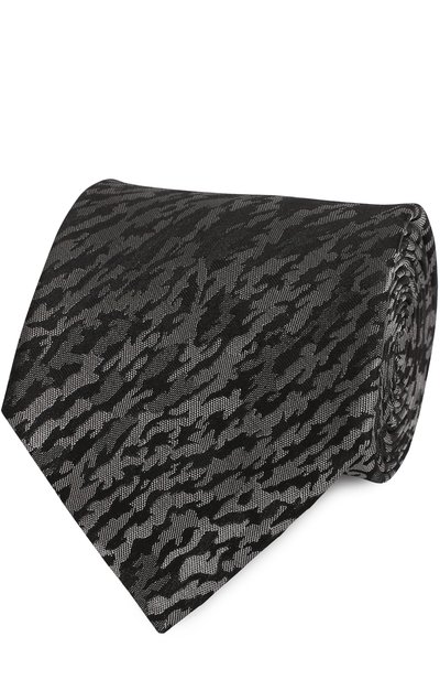 Мужской шелковый галстук с узором LANVIN, арт. 2422/TIE
