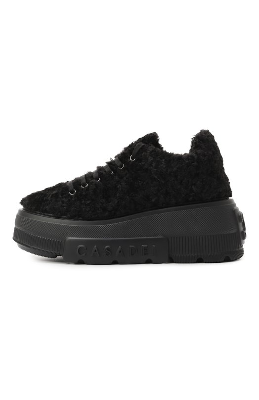 Текстильные кеды Nexus Casadei 2X078A071NC2188 Чёрный  2X078A071NC2188 Фото 4