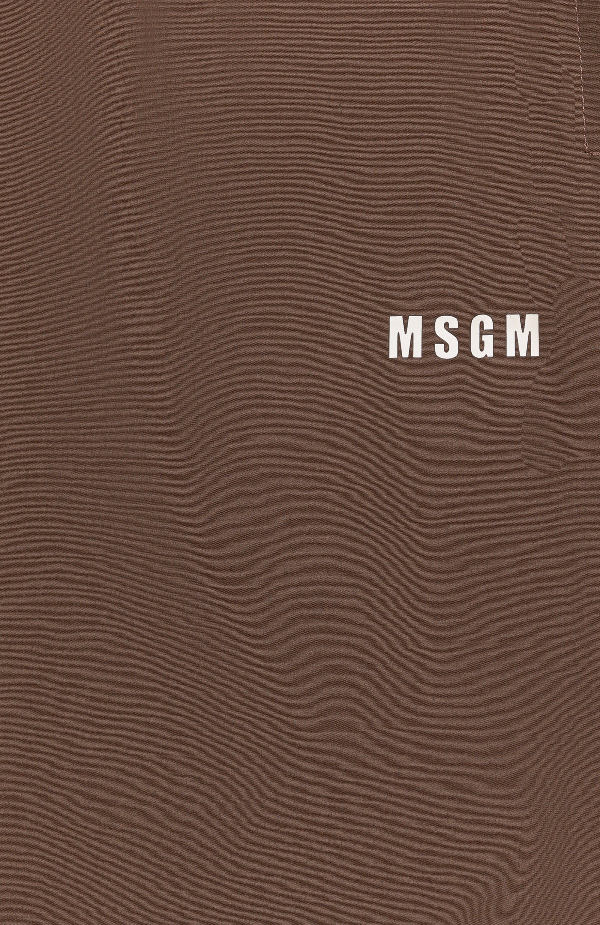 Хлопковые брюки MSGM KIDS, арт. S6MSJUPA162, фото 3