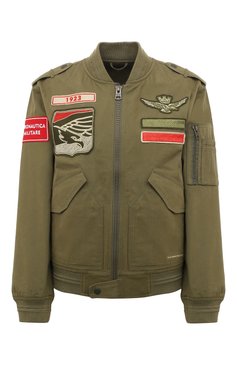 Женский бомбер AERONAUTICA MILITARE хаки цвета, арт. 231/AB2059DCT3084 | Фото 1 (Кросс-КТ: Куртка, бомбер; Рукава: Длинные; Стили: Гранж; Материал сплава: Проставлено; Материал внешний: Хлопок; Драгоценные камни: Проставлено; Длина (верхняя одежда): Короткие; Материал подклада: Хлопок)