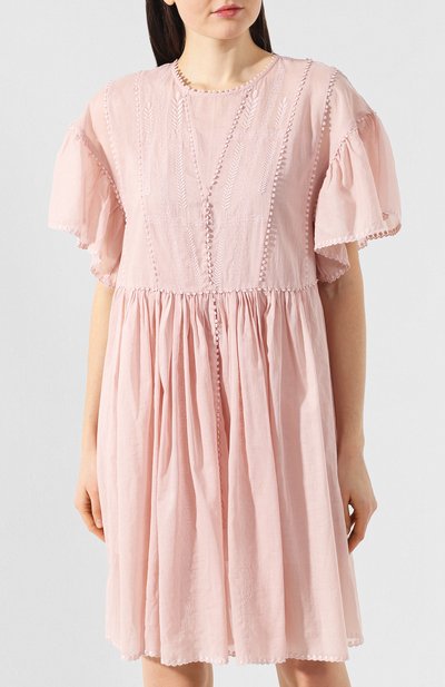 Хлопковое платье ISABEL MARANT ETOILE, арт. R01261-19P023E/ANNAELLE, фото 3