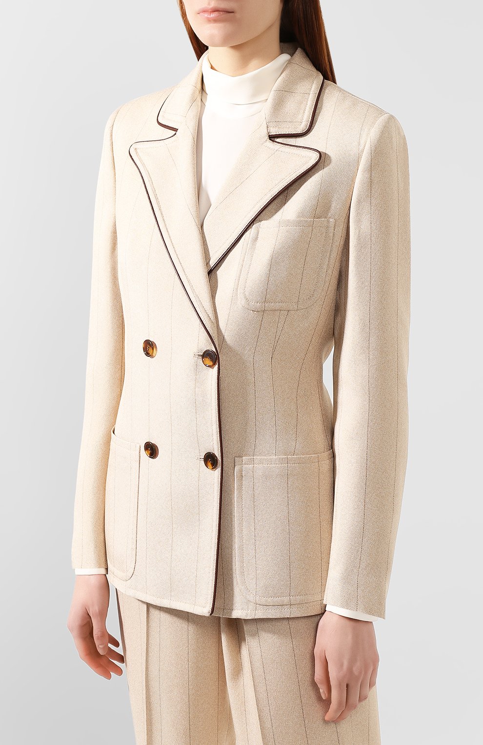 Шелковый жакет GIORGIO ARMANI, арт. 0SHGG0CU/T01HS, фото 3