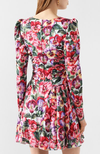 Шелковое платье DOLCE & GABBANA, арт. F6I0TT/FSAZX, фото 4
