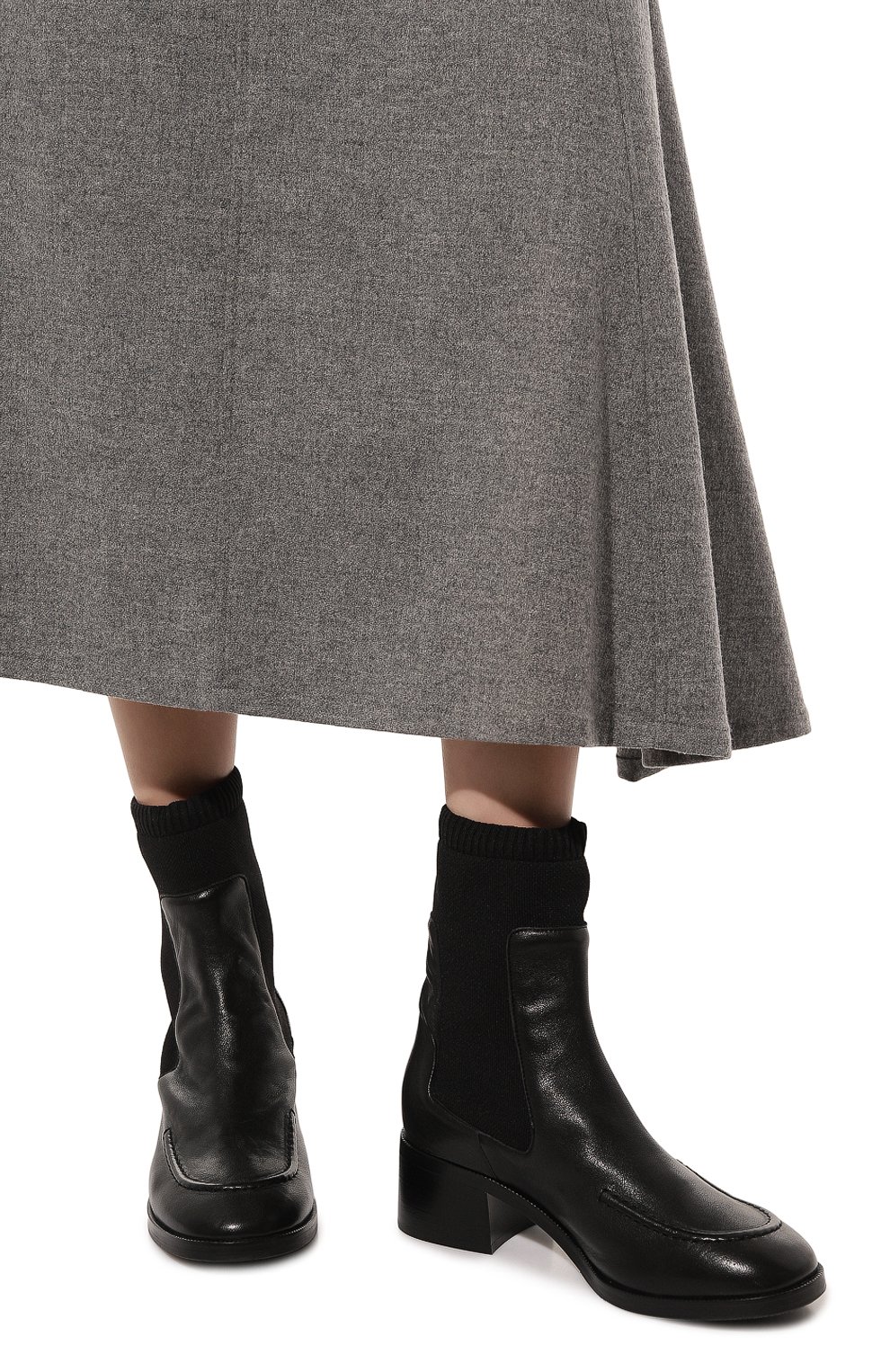 Ботильоны wendy SEE BY CHLOÉ черного цвета по цене 66550 руб., арт. SB39080A/16062, фото 3 Ботильоны wendy SEE BY CHLOÉ, арт. SB39080A/16062, фото 3