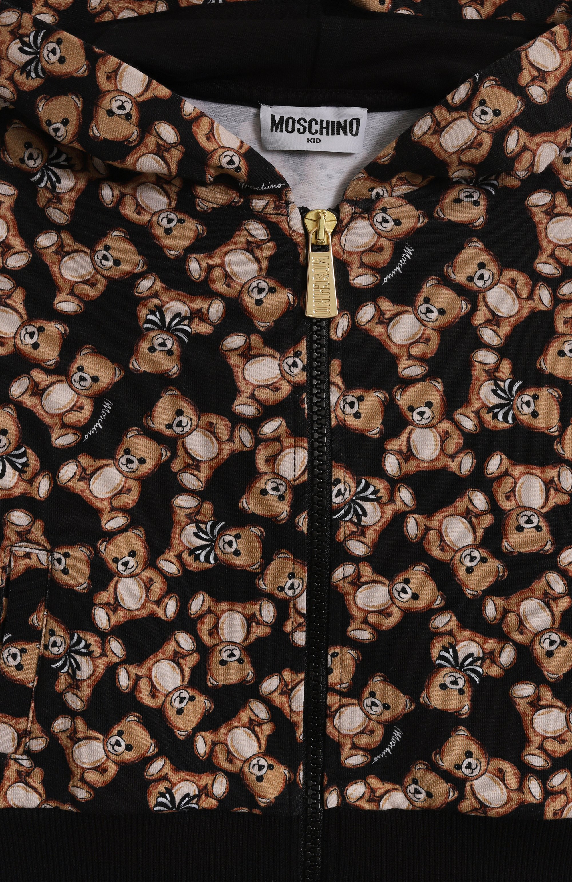 Хлопковая толстовка MOSCHINO, арт. HDF06F/LDB6C/4-8, фото 3